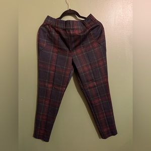 Plaid dress slacks. Size large.